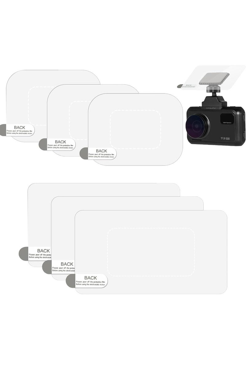 Generic Dashcam Windshield Sticker,  6 Pcs Electrostatic Film for Dash Cam, The quality matches the original camera accessories.  - Image 1