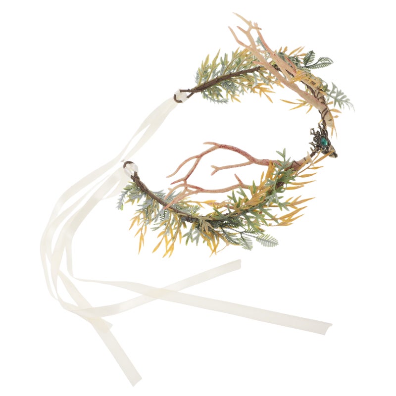 Fairy Antler - Renaissance Costume Headpiece For Women Elven Circlet Deer Horn Cosplay Photo Prop For Festival Fairy - Image 1