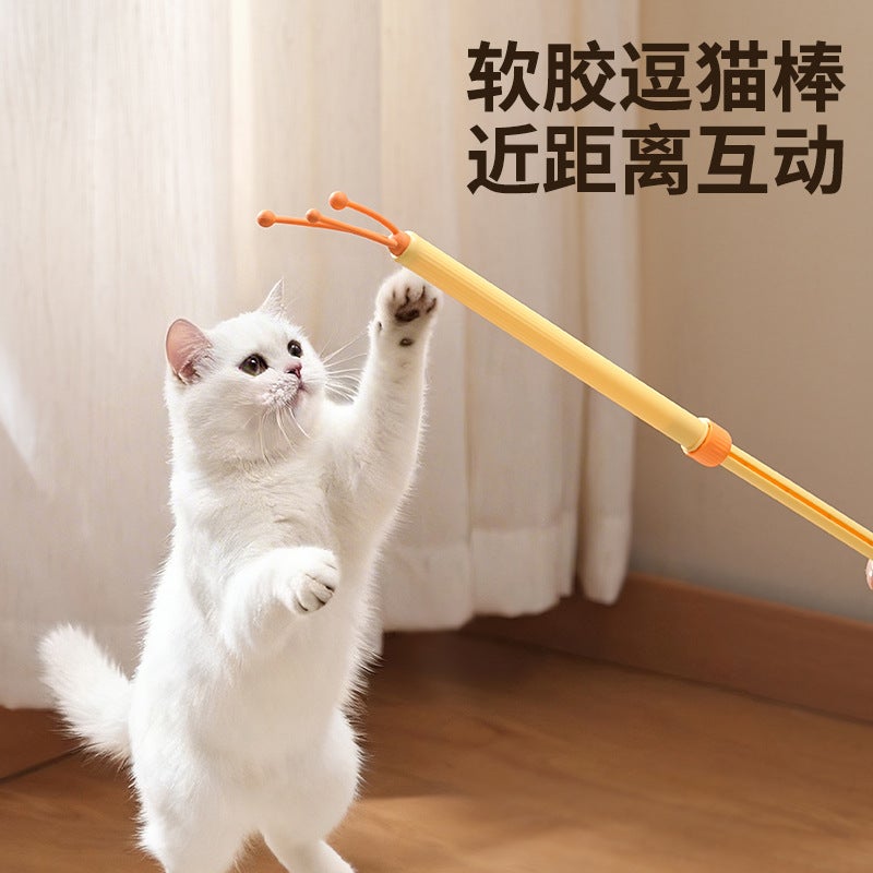 Pet Scratch Tool 2-in-1 Retractable Cat Dog Massager - Image 4
