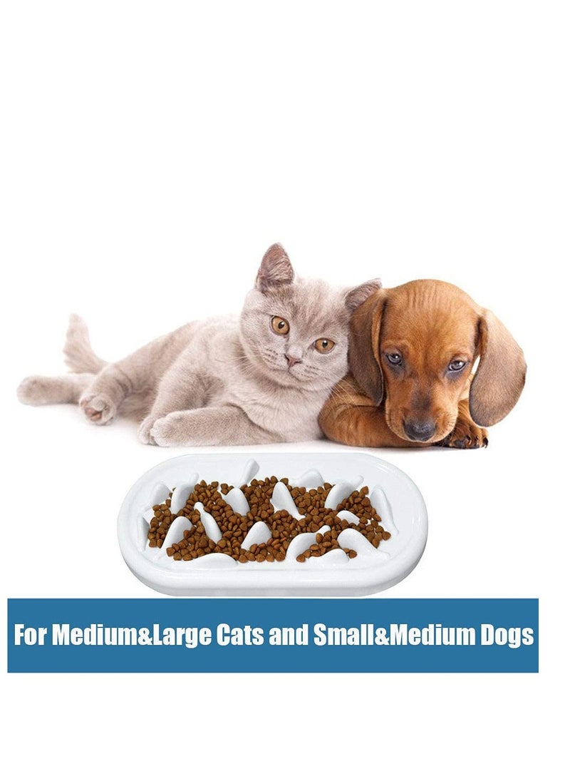 Excefore Upgraded Slow Feeder Cat Bowls, Fun Pet Feeder Bowl Stopper, Interactive Bloat Stop Cat Feeder, Durable and Prevents Obesity Improves Digestion Pet Bowl - Image 4