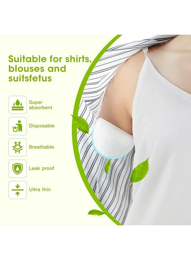 10pcs Fragrance Free Underarm Sweat Absorbent Pads Disposable Round Sweat Guards - Image 5