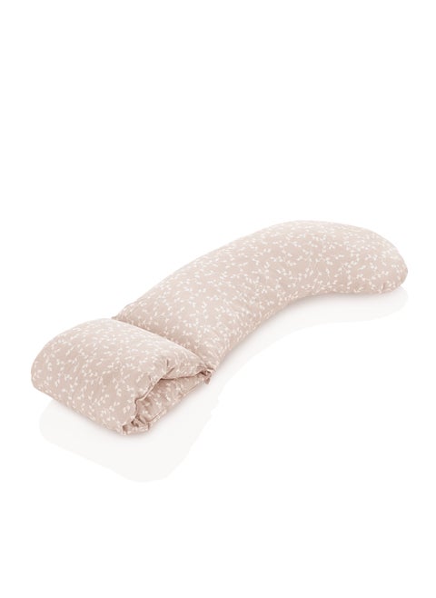 Babyjem Head-Supported Breastfeeding Cushion, Salmon - Versatile and Comfortable Pillow for Pregnancy, Postpartum and Baby Support