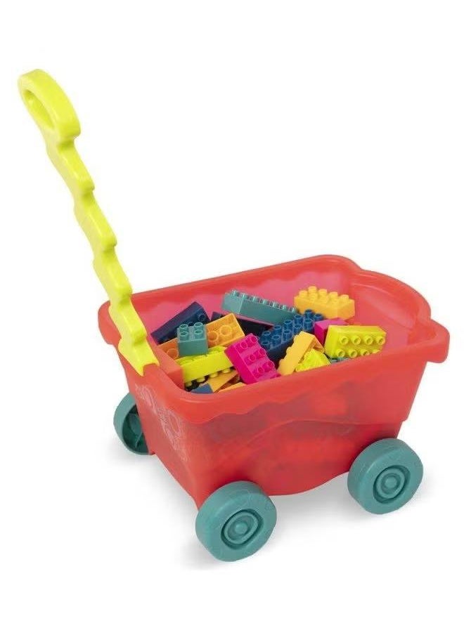 B. Toys 54-Piece Wavy Little BlocWagon 34.95 x 23.60 x 21cm  - Image 3