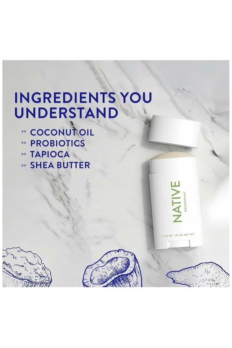 نيتيف دبوس عرق | دبوس طبيعي للرجال خالٍ من الألومنيوم مع بيكربونات الصودا وزيت جوز الهند وزيت الشيا | إكليل الجبل والبقدونس - Image 3