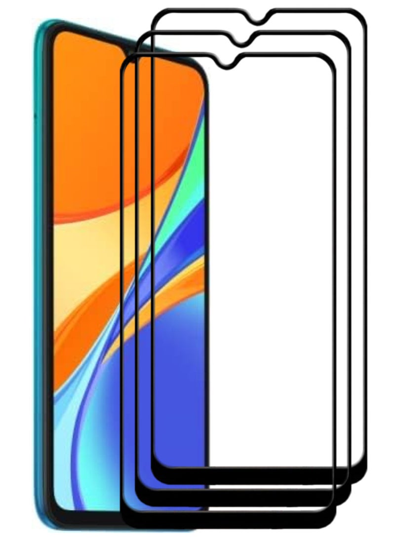 ACLIX 3 Pieces Antistatic ESD Dustproof Premium Quality High Definition Tempered Glass Screen Protector Designed For Xiaomi Redmi 9C - Image 1