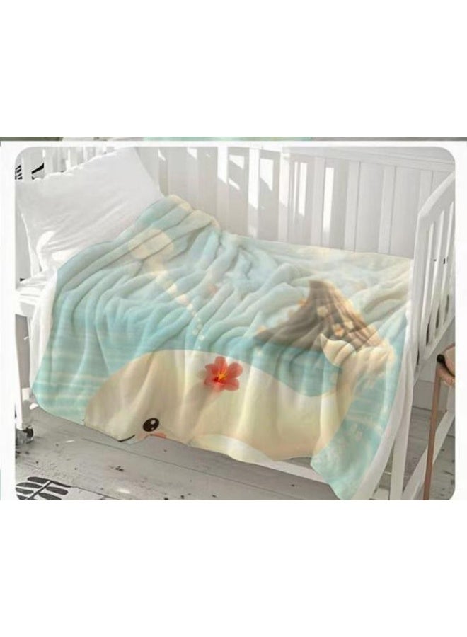 general Children's or student cartoon flannel thin blanket (warm and comfortable, suitable for sleep, games) 100cm*150cm - 41 - Image 3