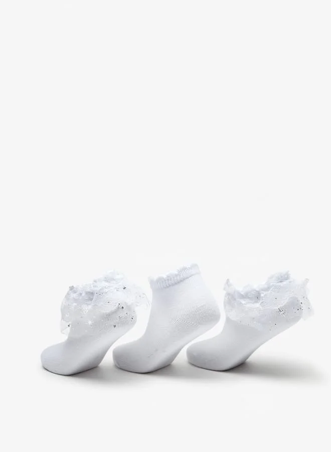 بيرفيت Frill Socks - Set of 3