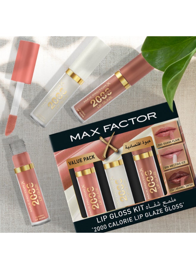 Max Factor - Triple 2000 Calorie Lip Glaze Gloss Kit - Image 1