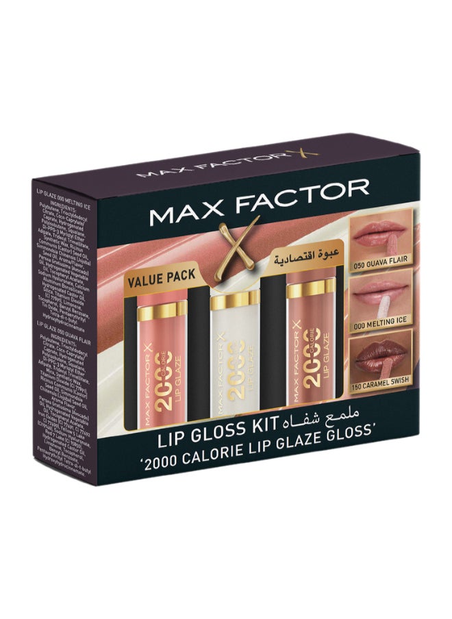 Max Factor - Triple 2000 Calorie Lip Glaze Gloss Kit - Image 1