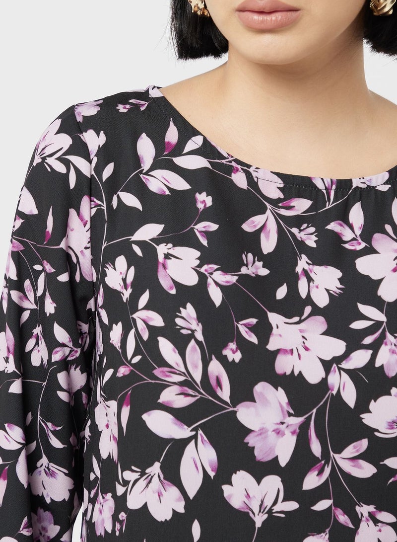 DOROTHY PERKINS Floral Print Longsleeve Dress - Image 3