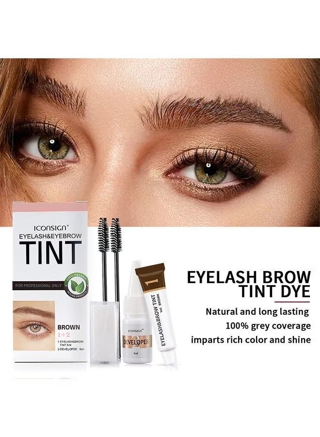 إيكونساين طقم صبغ الحواجب (أسمر) - Image 2