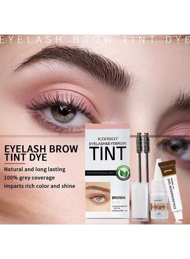 إيكونساين طقم صبغ الحواجب (أسمر) - Image 3