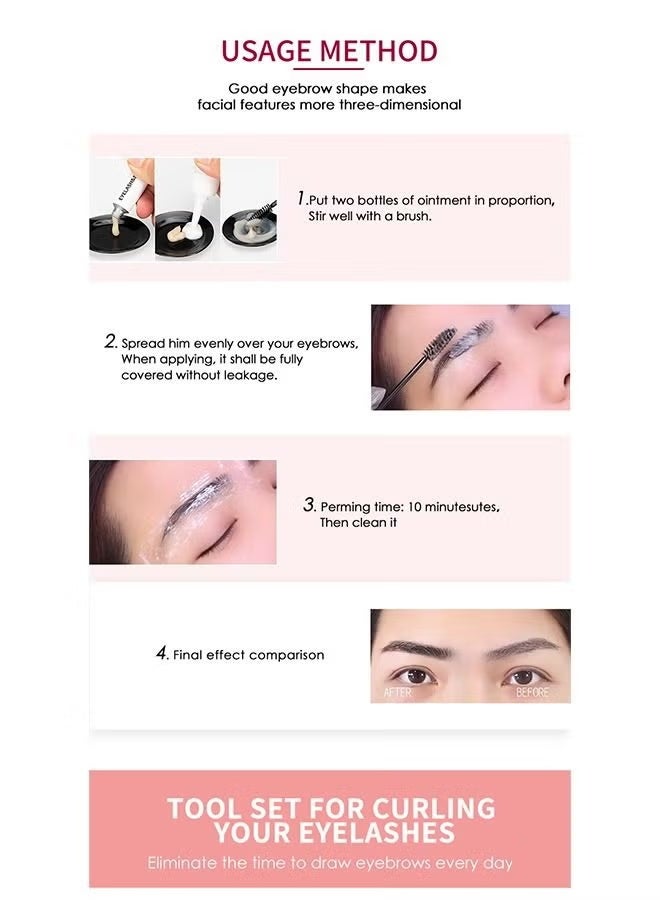 إيكونساين طقم صبغ الحواجب (أسمر) - Image 4