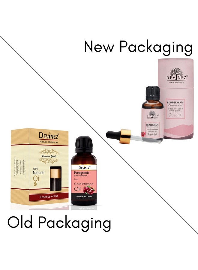 Devinez Pomegranate Seed Cold-Pressed Oil, 15ml 100% Pure, Natural & Undiluted, helps to reverse skin damage, revive skin, Revitalizes Dull & Dry Hair, Nourishes Hair, Effective Hair Tonic - Image 2