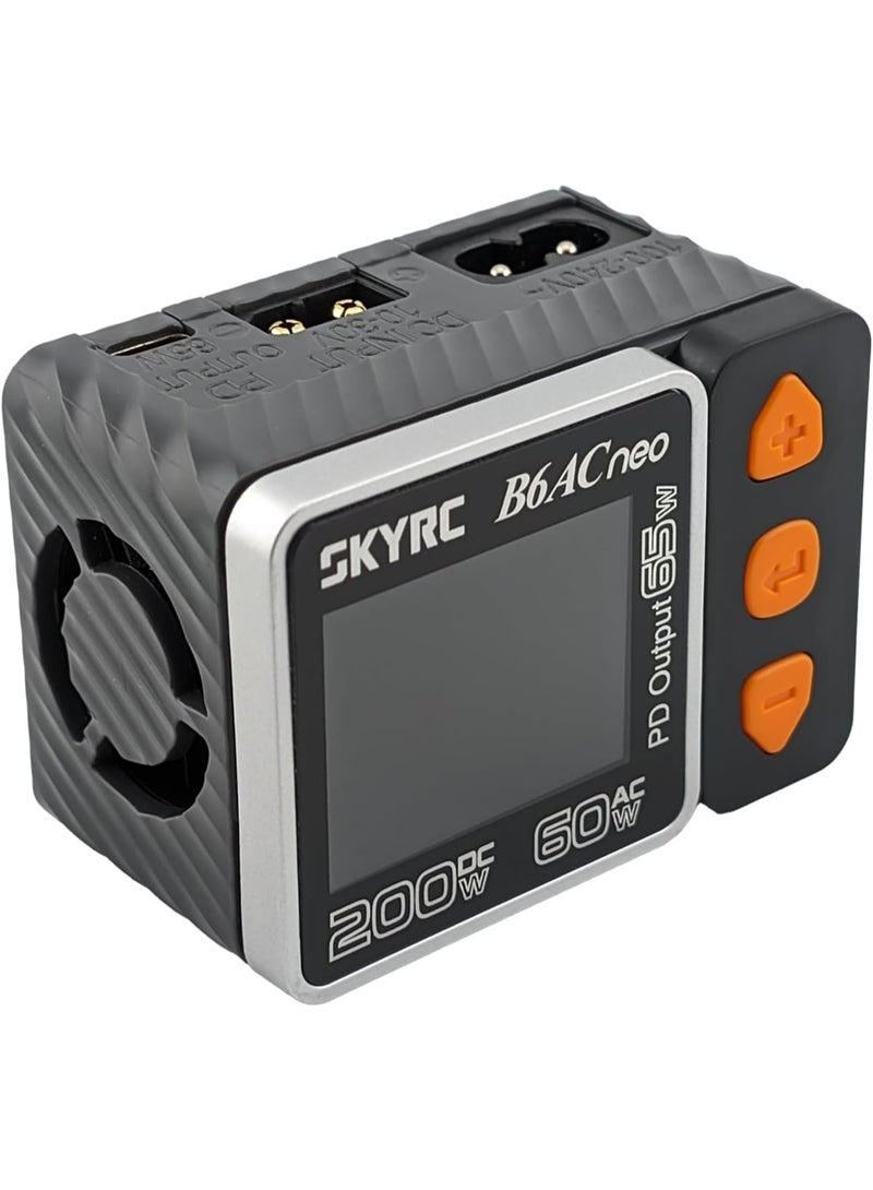 SKYRC 2023 Updated B6AC Neo Balance Charger 200W DC / 60W AC. Tiny Smart Charger for RC Battery. Compatible with LiPo/Life/LiIon/LiHV Battery(1-6s) /NiMH/NiCd (1-15s) Batteries - Image 2