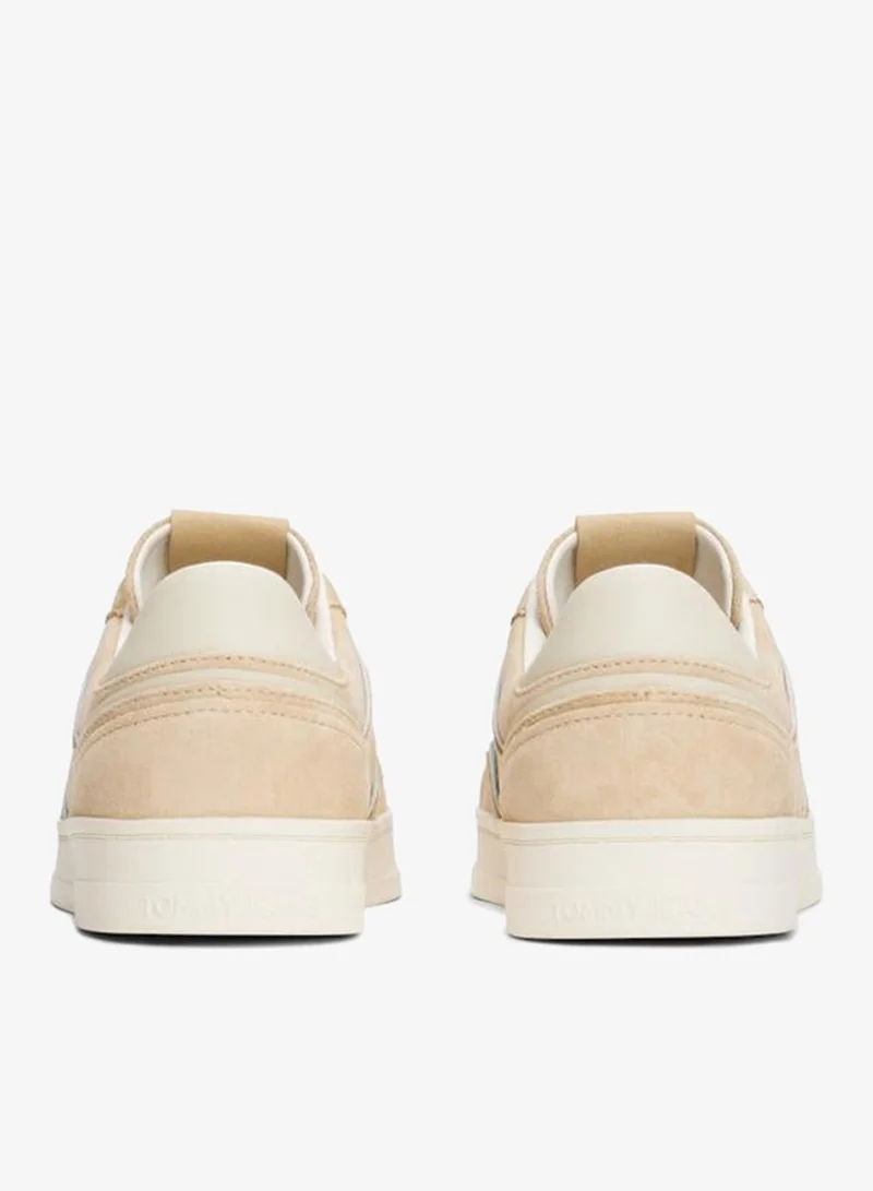 TOMMY JEANS beige The Greenwich Textile Sneakers for Women | Best Price UAE