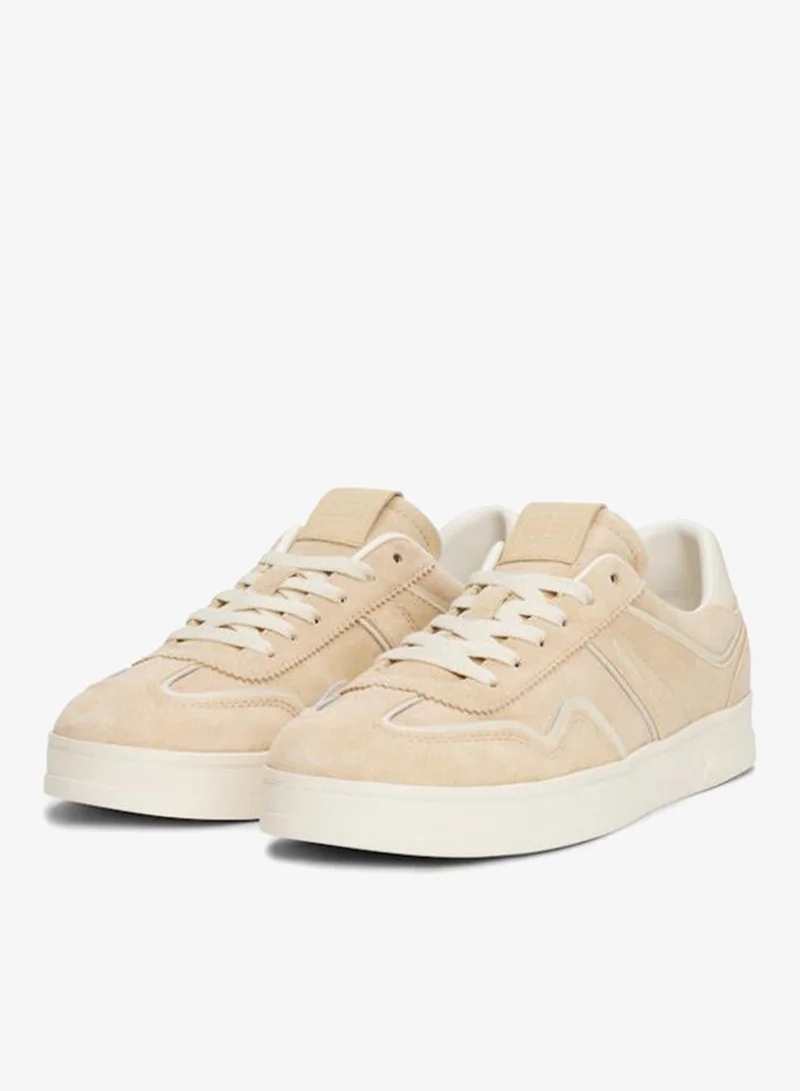 TOMMY JEANS beige The Greenwich Textile Sneakers for Women | Best Price UAE