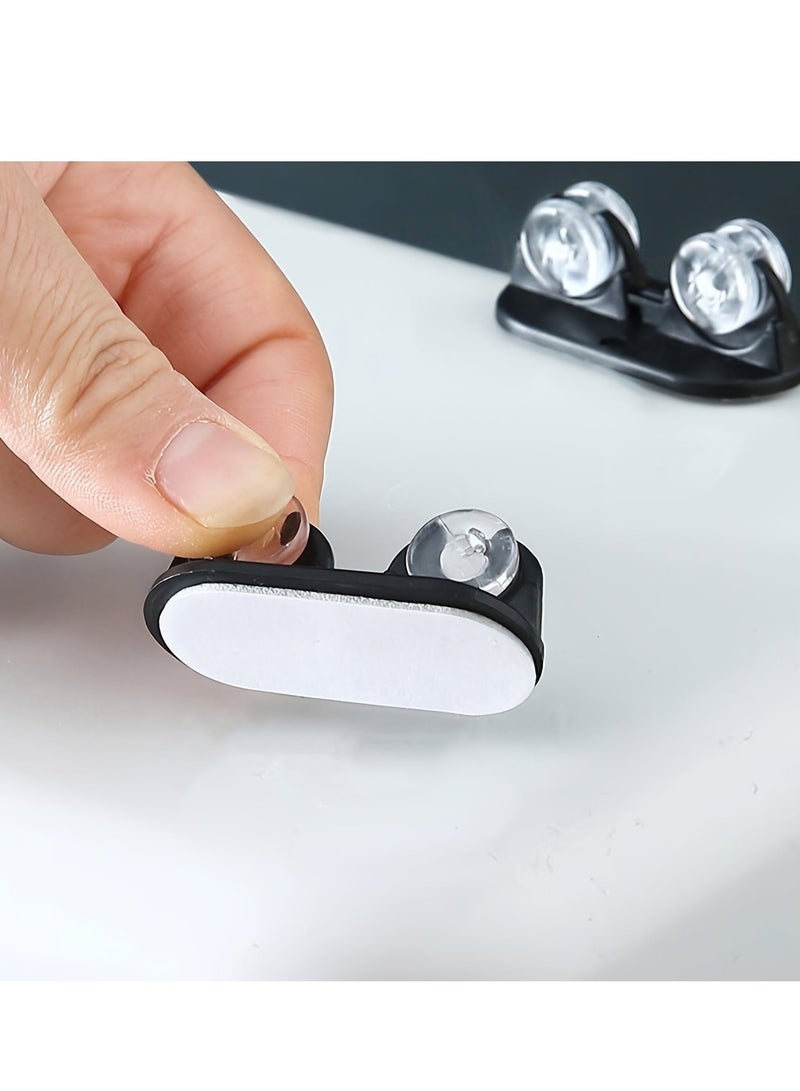 8 self-Adhesive casters, Mini Wheel, Stainless Steel Adhesive Furniture Universal Wheel, 360 Degree Rotation, Bottom Storage Drawer Roller Sticky Slide Pulley  - Image 3