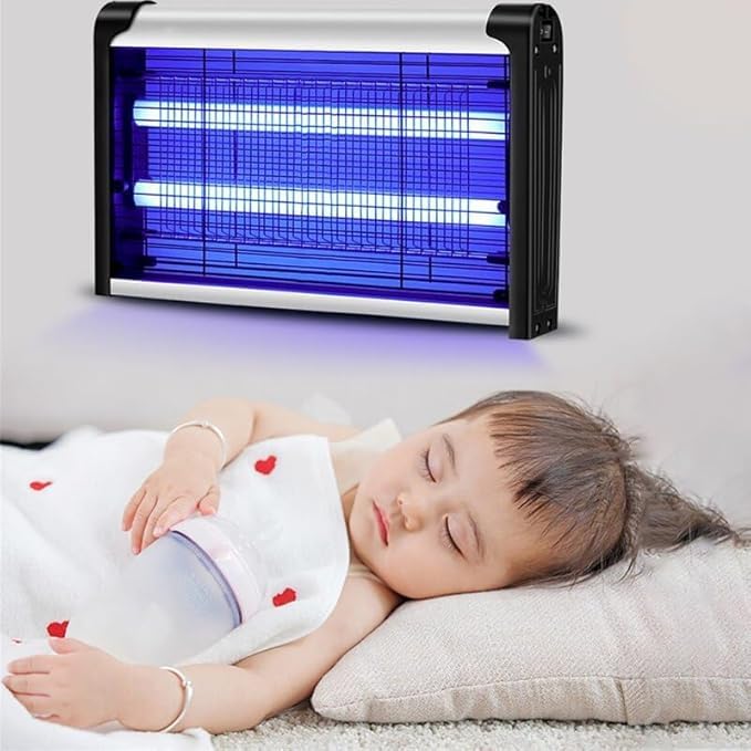 NOJTI Electric Mosquito Killer, Fly Insect Killer Machine, Insect Bug Zapper,Fly Catcher and Trap Killer LED Lamp for Restaurants,Home, Kitchen, Indoor, Outdoor (Aspect-White-PEST) (4W-Bug) - Image 5