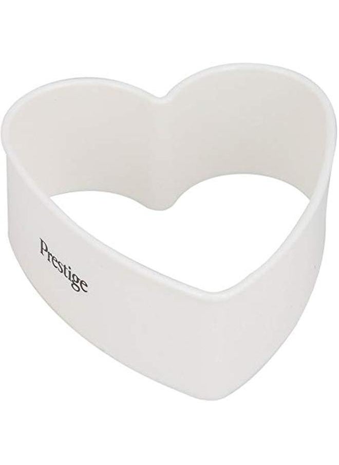 Prestige Heart Shape Pastry Cutter Set 5 Piece Pr8052 White Plastic  - Image 2