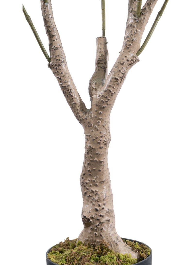 Marcolo Artificial Lemon Tree in Black Pot, Faux Citrus Plant with Yellow Fruit, Indoor Decorative Greenery - Image 4