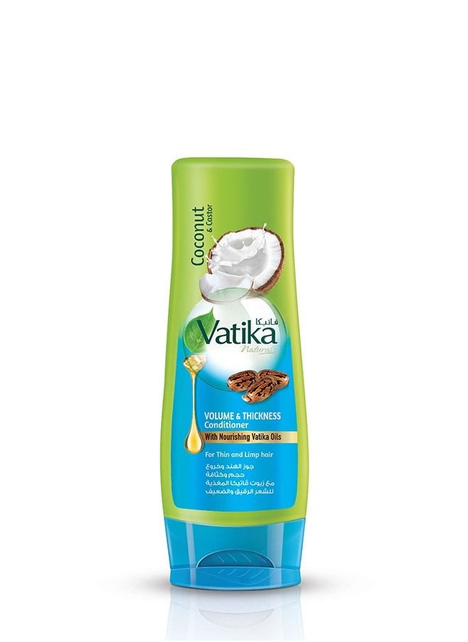 Vatika Naturals - Vatika Naturals Volume & Thickness Conditioner | Enriched With Coconut & Castor | Rapid Repair | For Thin & Limp Hair - 200ml - Image 1
