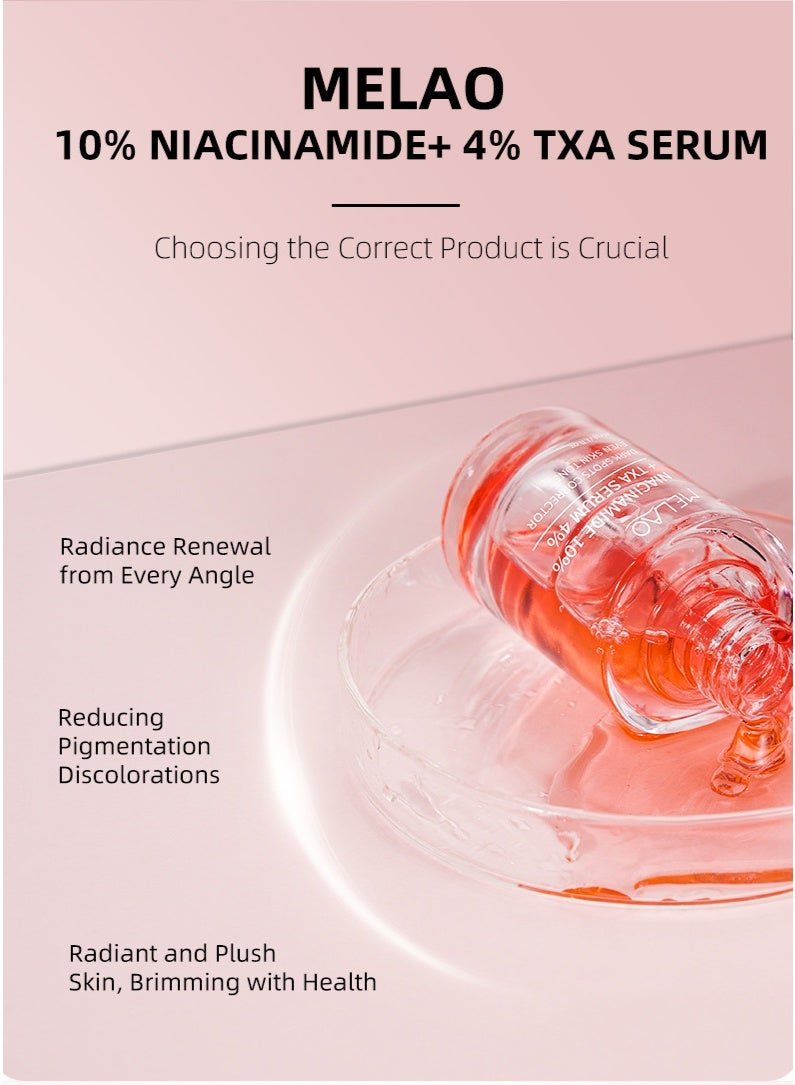 ميلاو سيروم مُصحّح للبقع الداكنة، يحتوي على ١٠٪ نياسيناميد و٤٪ حمض الترانيكساميك، ٣٠ مل - يُعالج البقع الداكنة ويُفتّح لون البشرة بفعالية - Image 5