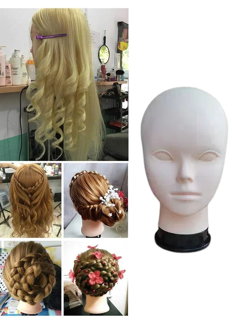 CHU DAI Professional 54cm Cosplay & Makeup Training Head – Wig Display Mannequin, Universal Head Size for Arab Hairstyling Practice  - Image 2