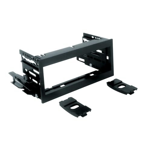Scosche GM1483B Compatible with 1995-02 GM Full Size Truck ISO / DIN Dash Kit Black - Image 1