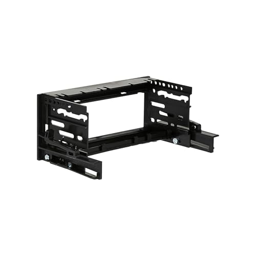 Scosche GM1483B Compatible with 1995-02 GM Full Size Truck ISO / DIN Dash Kit Black - Image 3