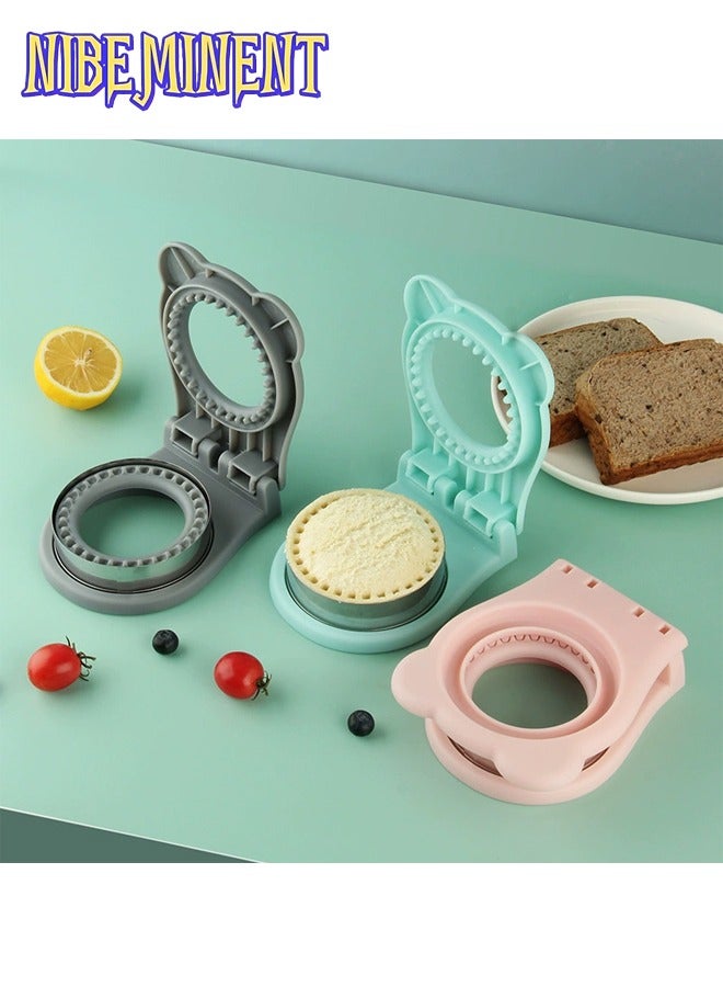 NIBEMINENT Sandwich Cutter Mold Toast Fruit Mold With Hand Protection Baking Tool  - Image 2