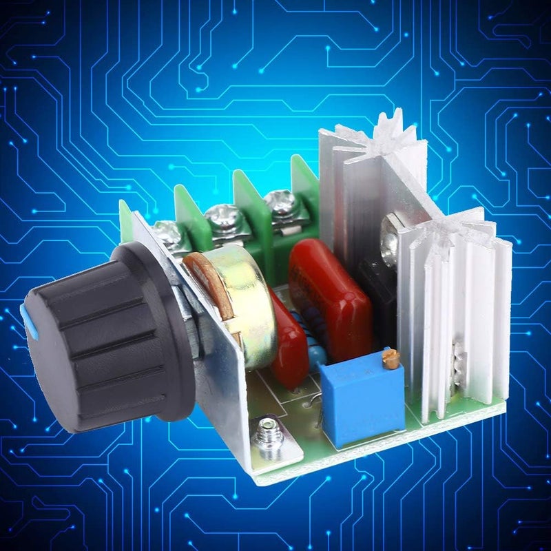 AC Motor Speed Control Module PWM Adjustable Dimmer Voltage Regulator 2000W Industrial Electrical - Image 2