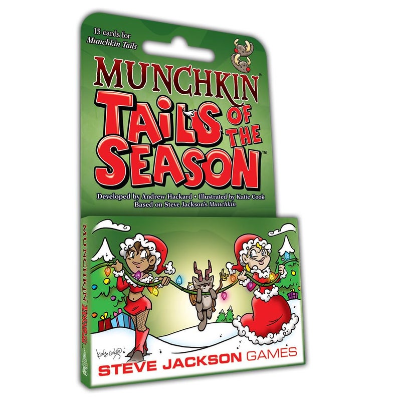 Steve Jackson Games Munchkin Tails of The Season Card Game (Mini-Expansion) | 15 Cards | Adult, Kids, & Family | Fantasy Adventure Roleplaying Game | Ages 10+ | 3-6 Players | Avg Play Time 120 Min - Image 1