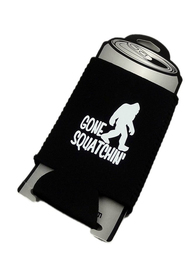 Funny Guy Mugs Gone Squatchin' Collapsible Neoprene Can Coolie - Drink Cooler - Image 4