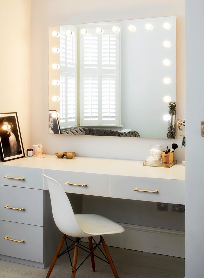 Goo-Ki مقابض خزائن ذهبية كبيرة 6 قطع - مقابض سحب ثقيلة من سبيكة الزنك لخزائن المطبخ، تصميم حديث وبسيط مع تركيب سهل - Image 2