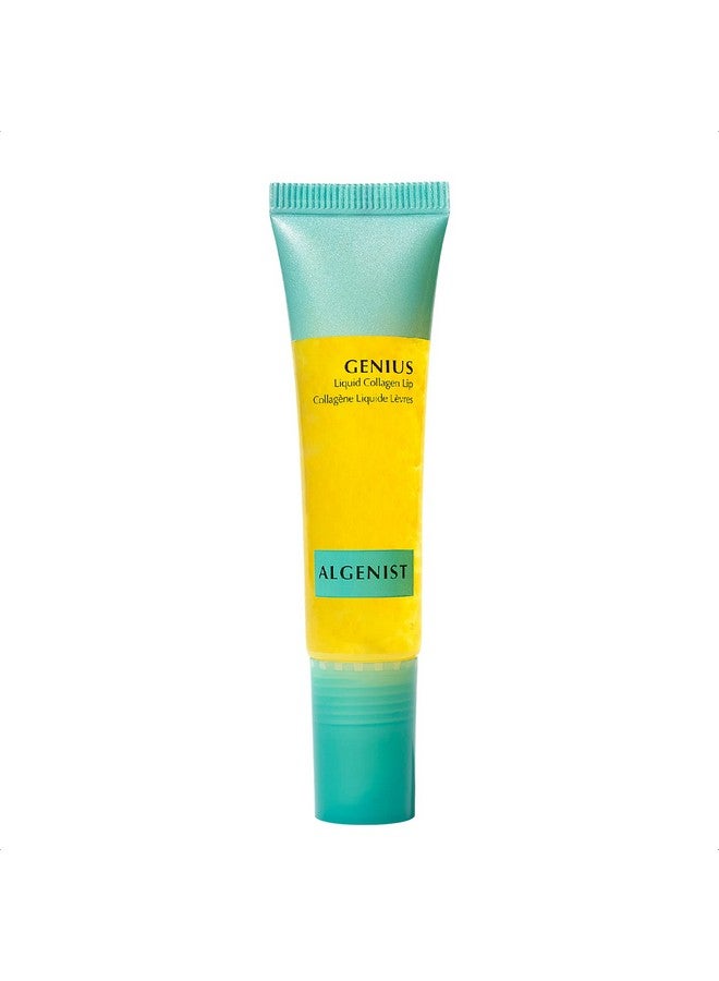 Algenist Genius Liquid Collagen Lip Active Vegan Collagen Lip Treatment For Visibly Smoother Lips Noncomedogenic & Hypoallergenic Skincare (15Ml) - Image 2