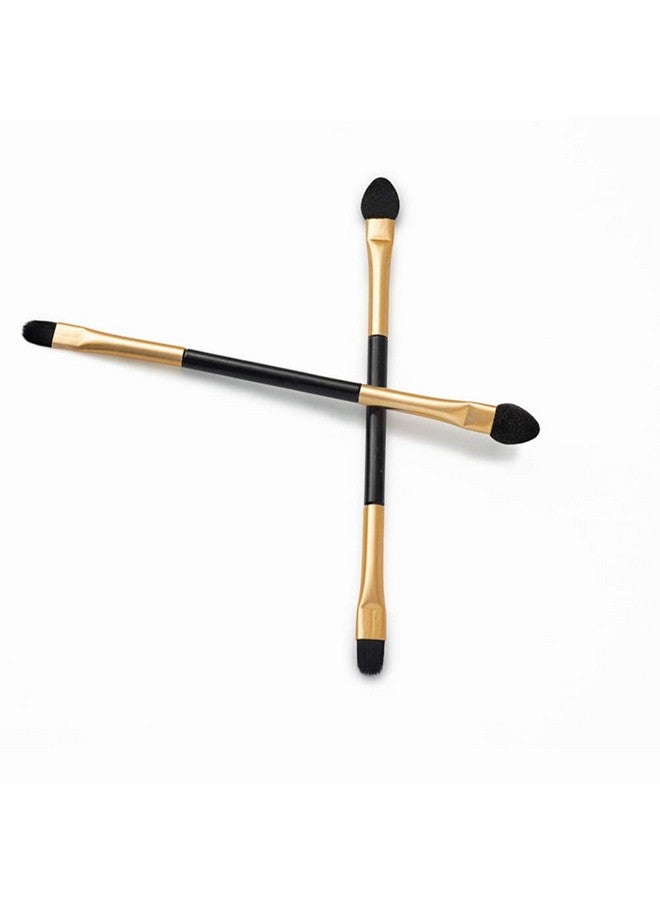 PhantomSky 10Pcs Disposable Cosmetic Makeup Applicator Eyeshadow Dual Sided Brush Doubleend Brushes Set(Latex Sponge + Horsehair) - Image 3