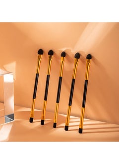 PhantomSky 10Pcs Disposable Cosmetic Makeup Applicator Eyeshadow Dual Sided Brush Doubleend Brushes Set(Latex Sponge + Horsehair)  - Image 5