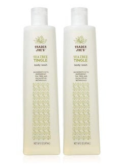 TJ's Trader Joe's 2 Packs Tea Tree Tingle Body Wash with Peppermint and Eucalyptus - Cruelty-free  - Image 1