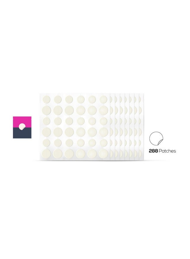 Hanhoo Blemish Patch, 288 Count, Hydrocolloid Pimple Patches, Shrinks Pimples, Protects from Finger-picking and Dirt, Absorbs Fluid, Acne Spot Patches, Invisible Pimple Patches, Korean Skincare