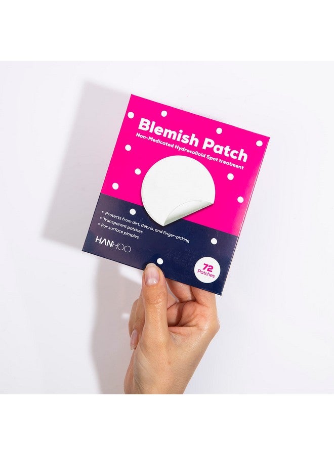 Hanhoo Blemish Patch, 288 Count, Hydrocolloid Pimple Patches, Shrinks Pimples, Protects from Finger-picking and Dirt, Absorbs Fluid, Acne Spot Patches, Invisible Pimple Patches, Korean Skincare