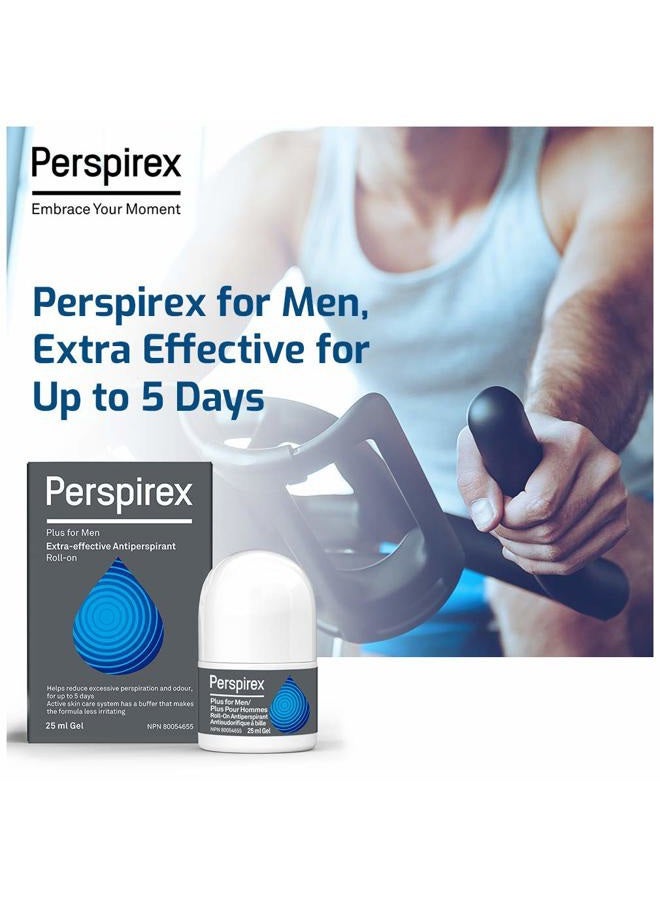 Perspirex Plus Men's Deodorant Antiperspirant – Clinical Strength Deodorant for Men with Excessive Sweating – High Performance, Long-Lasting Protection - Image 2