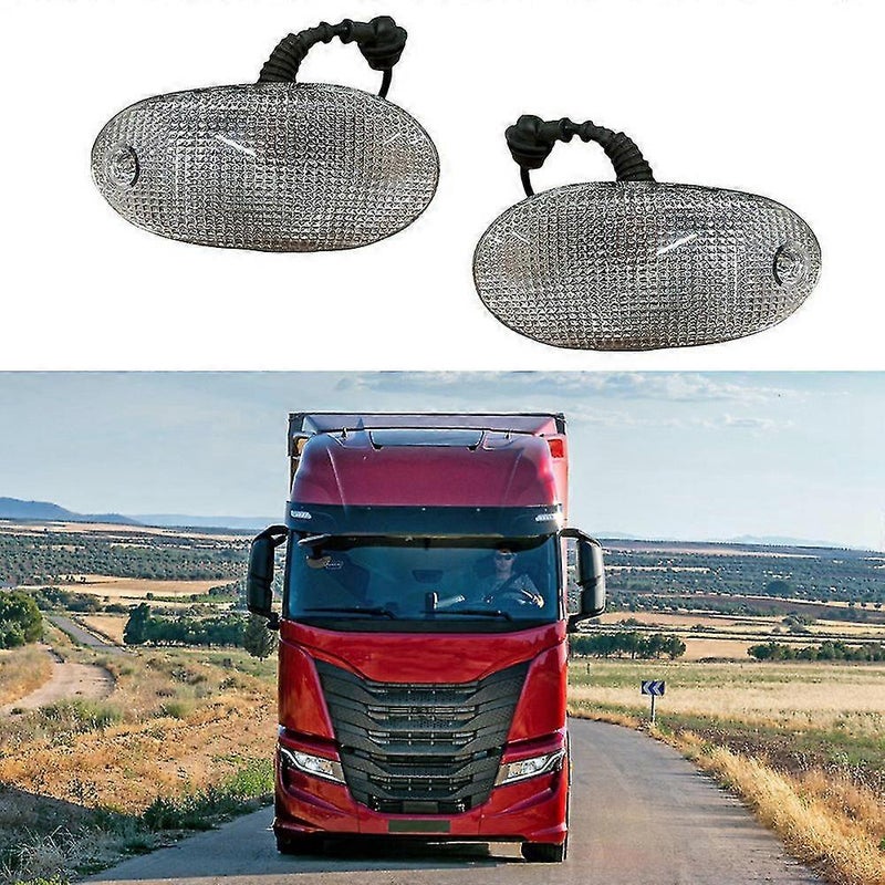 2pcs 24v Truck Led Sun Visor Light For Iveco Eurocargo Tector 09-15 - Image 2