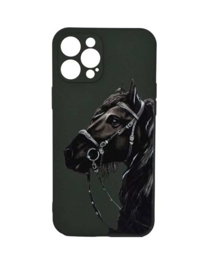 ACLIX Classic Luxury Horse Designed Silicone Protective Case Cover For Apple iPhone 12 Pro Max - Image 1