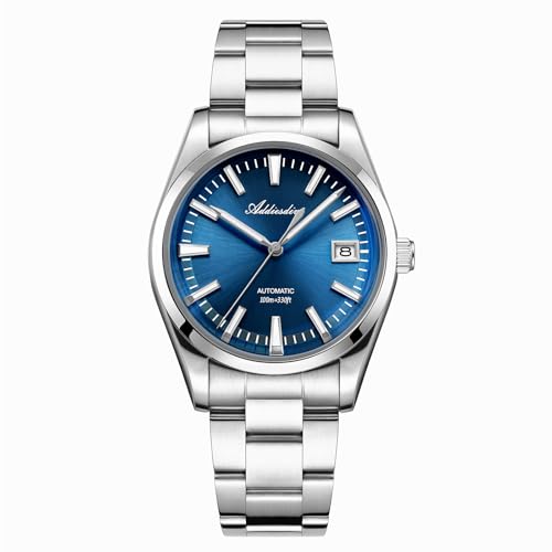 ADDIESDIVE Mens Luxury Automatic Watch NH35A Mechanical Movement 100 Meter Water Resistant Dark Blue Dial Fashion Watch - Image 1