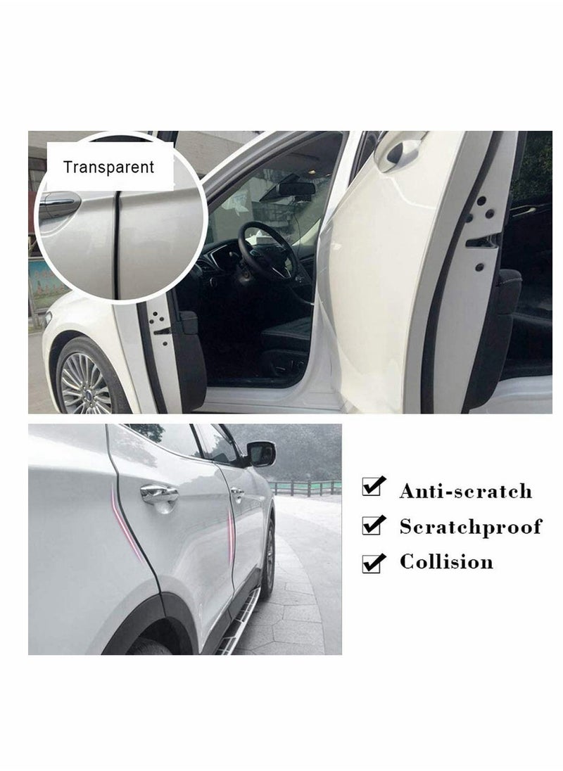 KASTWAVE - Car Door Sill Protector, 16Ft Car Door Edge Guards Crash-proof Car Door Bumper for Most Car Clear, Full Shape Protects Edges of Vehicle on Trunk Lids Hoods Doors and Grilles - Image 1