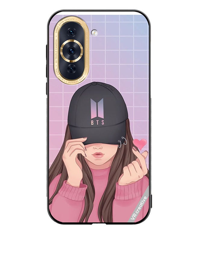 VR CREATIVE Protective Case Cover For Huawei Nova 10 Bts Cap Girl Design Multicolour - Image 1