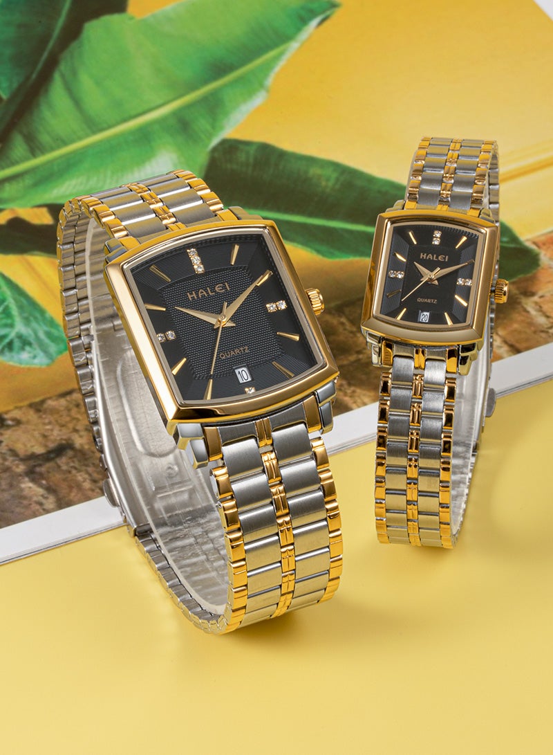 هالي ساعة هالي هارلي 570 مل كوارتز بسيطة للزوجين - Image 2