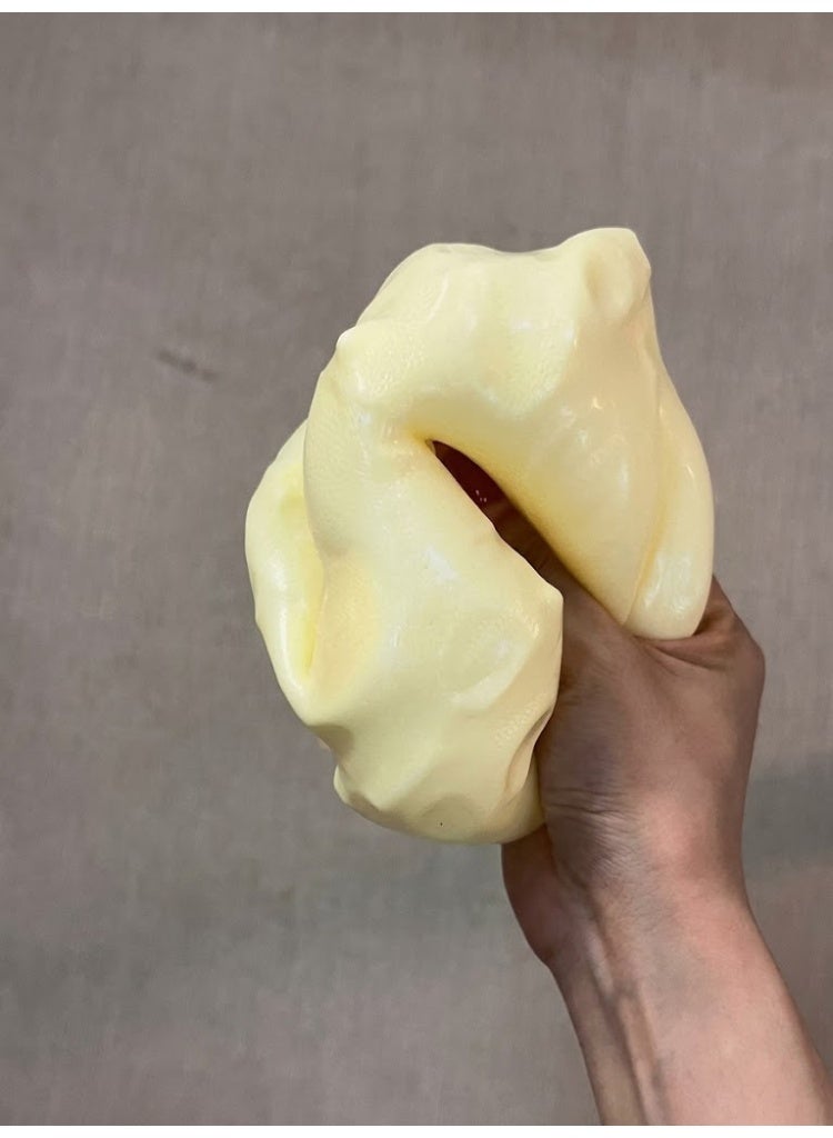 cheese squishy big 4.33inch/11cm, squishy, squishy cheap, Jumbo Cheese Cube Stress Toys, 1 Piece, Big Cheese Shapeable Squeeze Toys, Moldable Slow Rebound Fidget Toy, Sensory Anti-Stress Gift, Anxiety Relief Toy, Fidget Toy, Hand Stress Relief, Squeeze Toy, Stress Relief Toys, Anxiety and Relaxation, Party Gift, Birthdays, Squishy Toys, Squishies, taba squishy, stress toy, stress relief ball, stress ball, cheese squishy, cheese squishy big, squishy slow rising, dumpling squishy, dumpling squishy glitter - Image 2