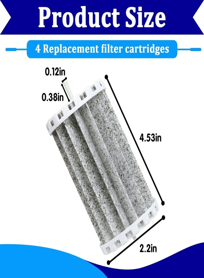 Kamrexi 4PCS PRBW150B Bio-Wheel Aquarium Filter Compatible with Marine-Land Penguin 150B, Aquarium Filter Replacement for Hanging Filter for Assembly Bio-Wheel 150 Fish Tank - Image 3